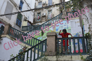 Click here to see photographs of the Casbah, Algiers, Algeria