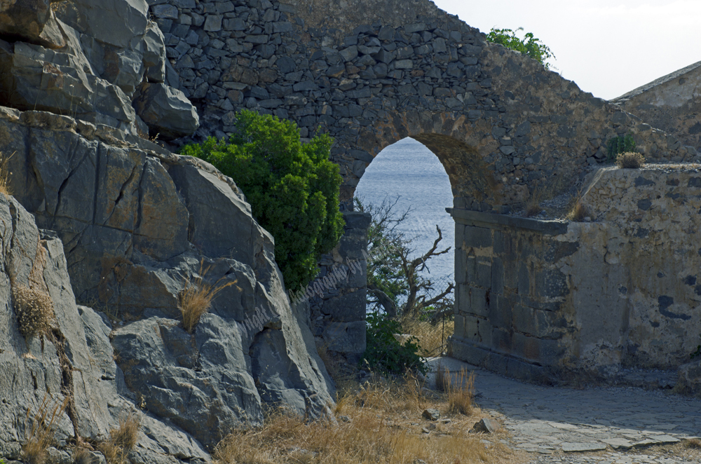 Spinalonga Island (Former Leper Colony,) Elounda, Lassithi Nomos, Crete, Greece 2017