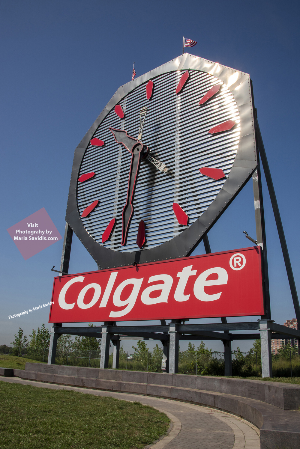 Jersey City, NJ 2021 - Colgate Clock - to purchase go to: https://mariamarkatos.smugmug.com/USA/NJ/Jersey-City-Collection/Jersey-City/i-sgQKhth/buy