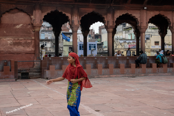 Girl at Jama Majid, Old Delhi, India